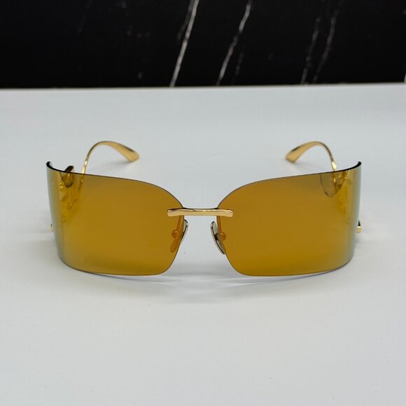 NEW DOLCE&GABBANA DG2319 02/5A GOLD SUNGLASSES DG2319 025A EYEWEAR - Picture 3 of 13